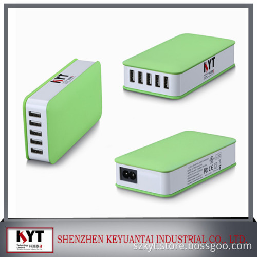 2016 lower cost 5 ports USB Chargers, Universal multi usb Chargers,Portable usb charger with ce fcc rohs msds certificates